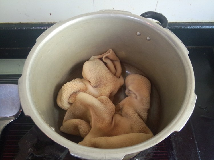 红油羊肚丝步骤6