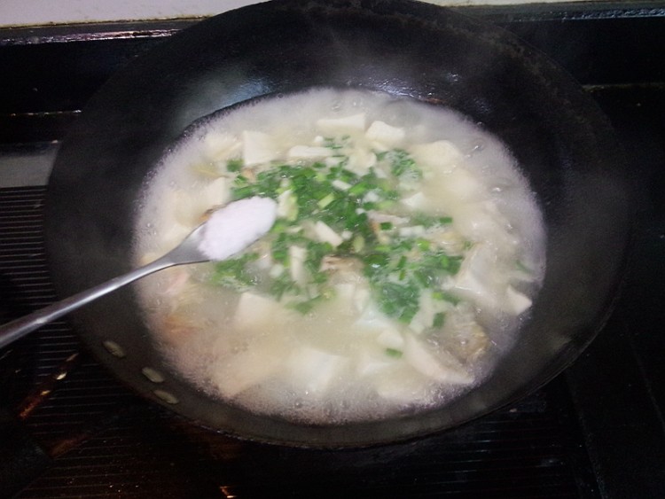 梅童鱼豆腐汤步骤9