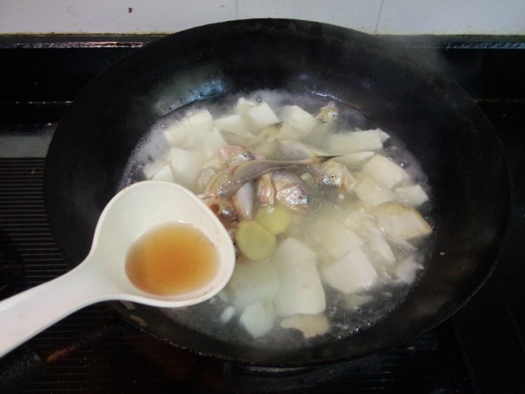 梅童鱼豆腐汤步骤7