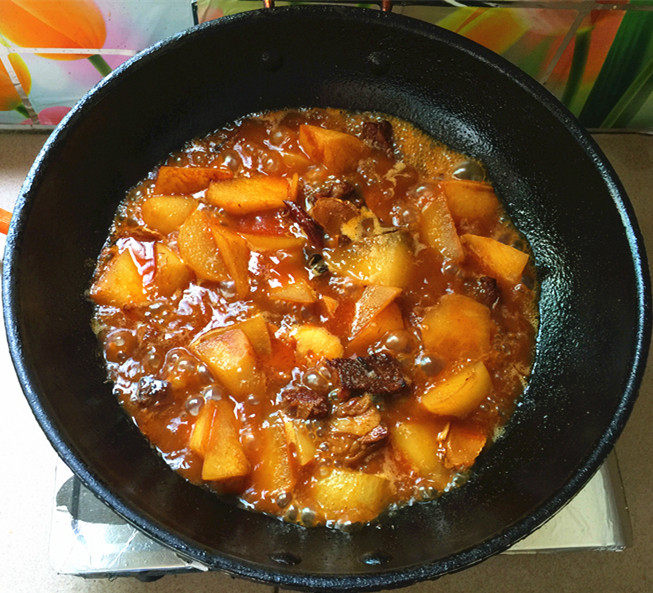 萝卜烧牛腩步骤14