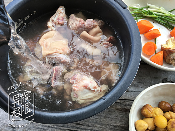 板栗羊肉煲步骤6
