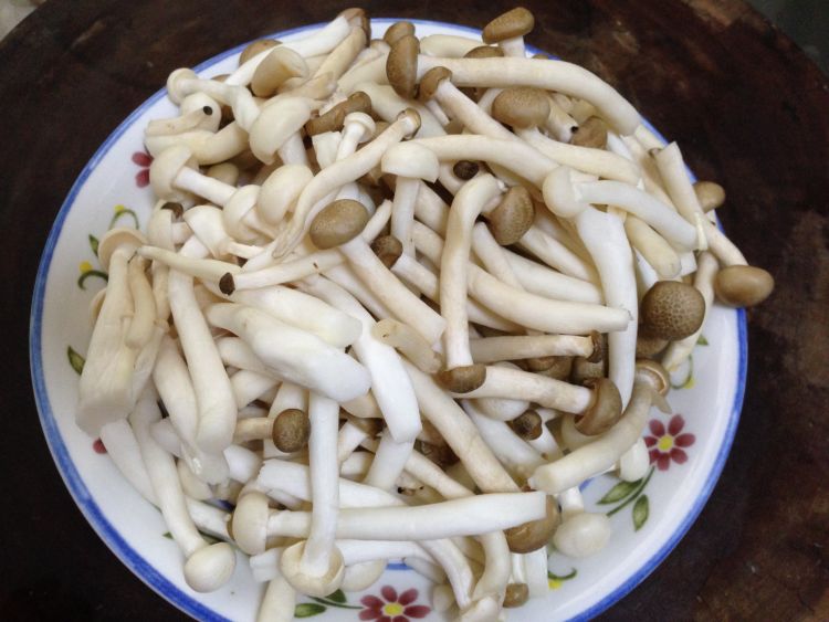 辣炒双菇步骤1