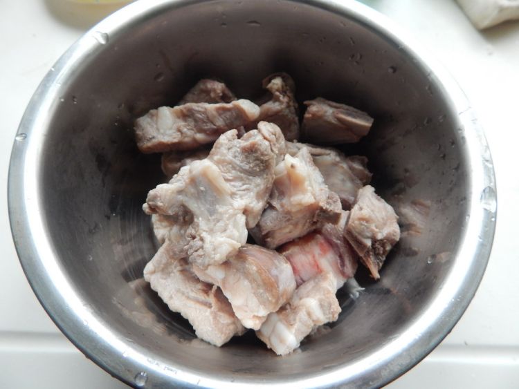 南瓜蒸排骨步骤5