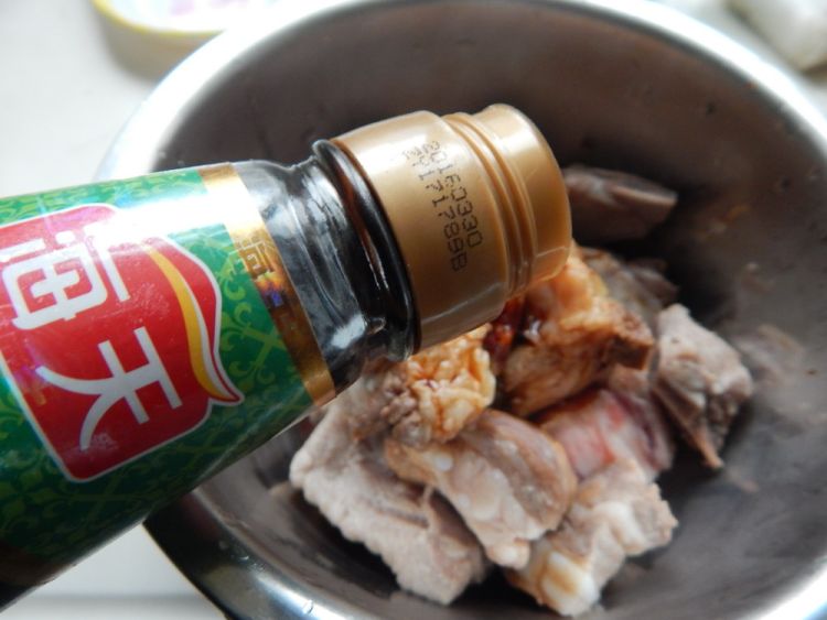 南瓜蒸排骨步骤7