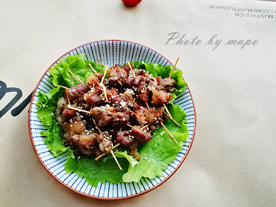 牙签羊肉步骤8