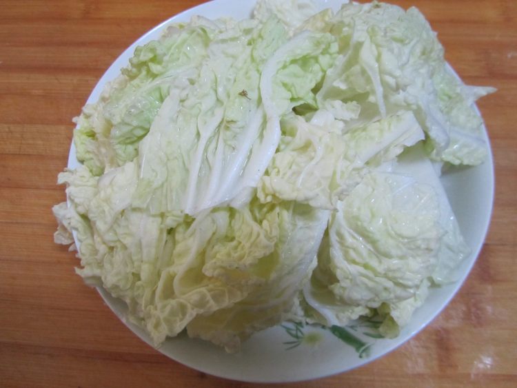 白菜猪肉炖粉条步骤4