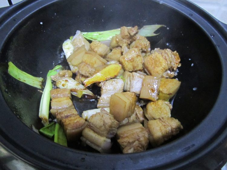 白菜猪肉炖粉条步骤9
