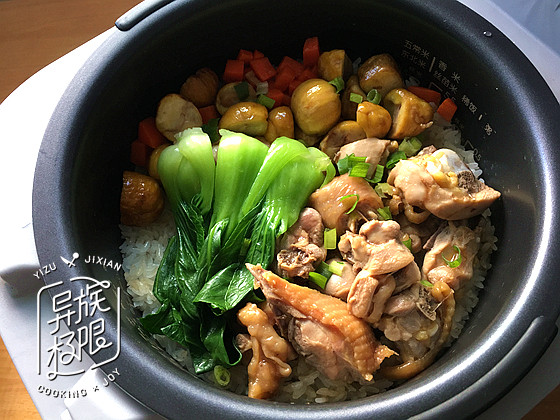 板栗鸡肉饭步骤12