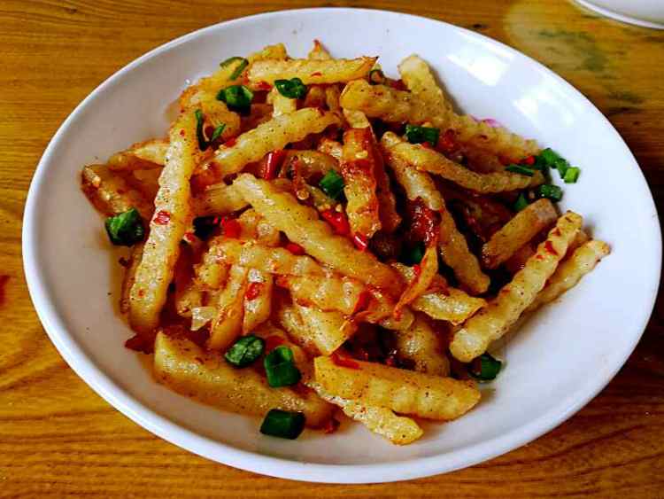 自然辣味土豆条步骤9