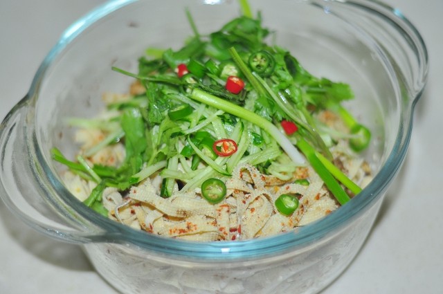 干拌金针豆腐丝步骤6