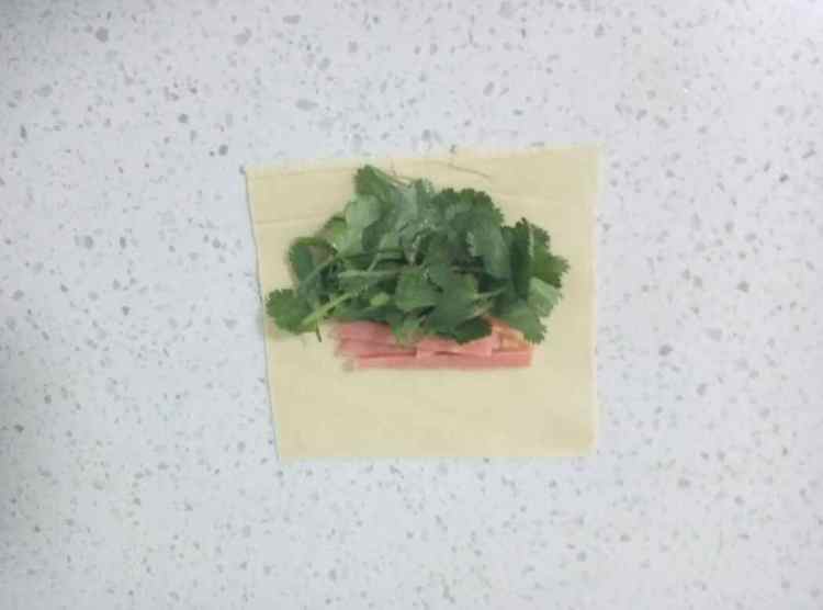烤干豆腐菜卷步骤3