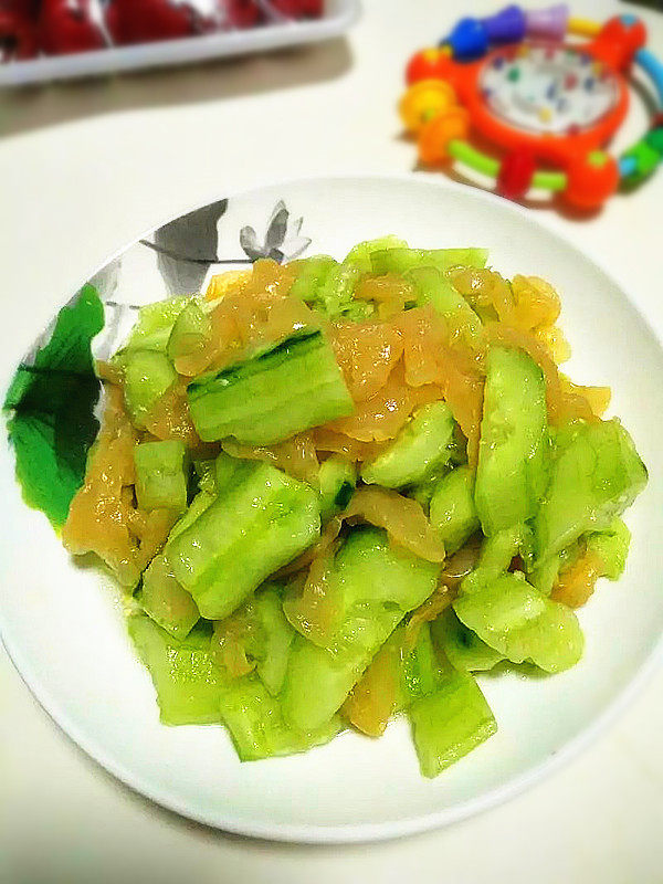 凉拌黄瓜海蜇#本味家步骤6