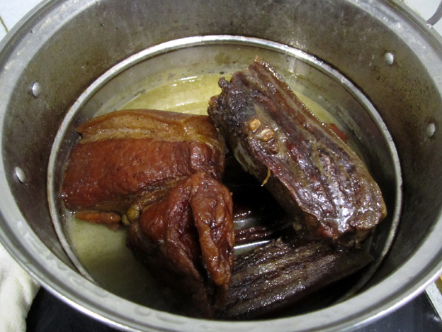 砂锅腊肉炒山药#本味步骤2