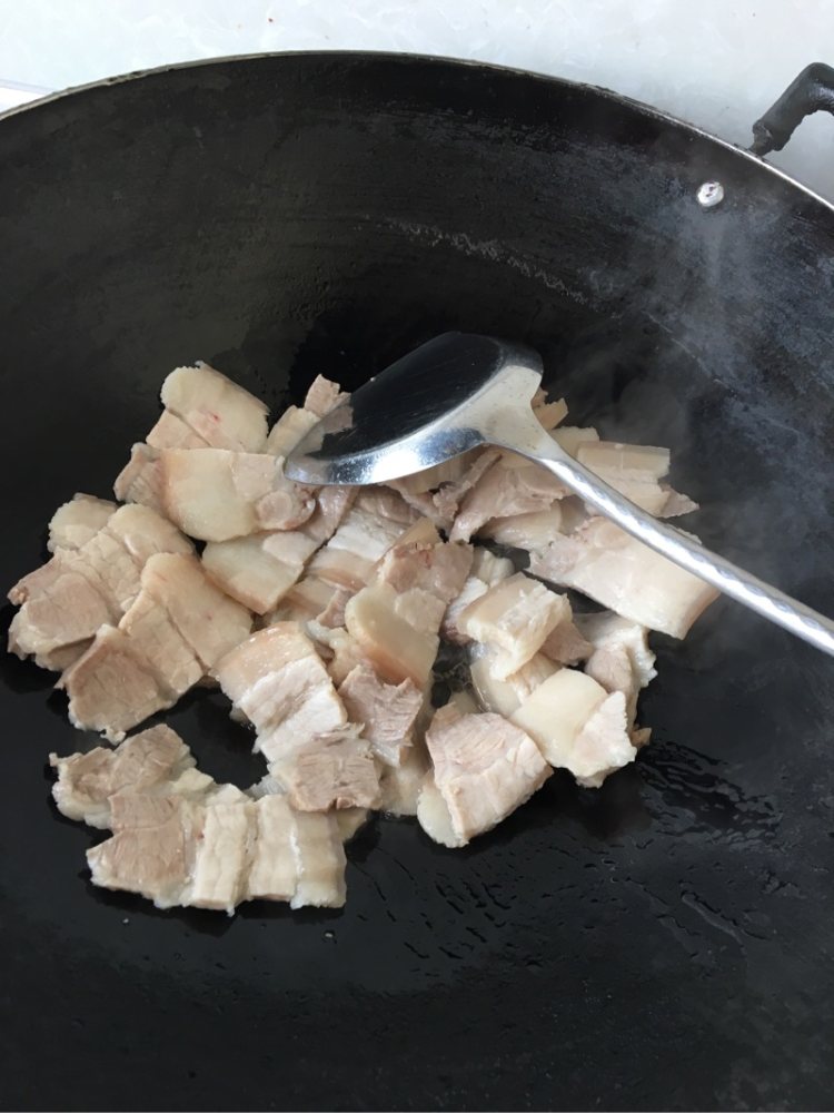 面皮回锅肉步骤4