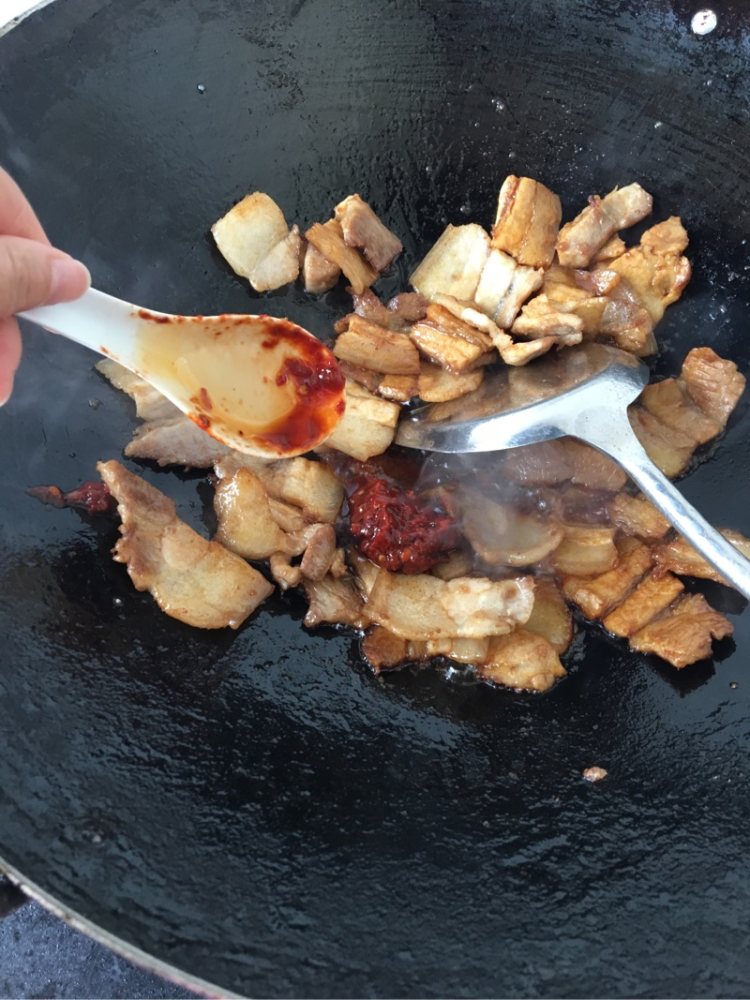 面皮回锅肉步骤5