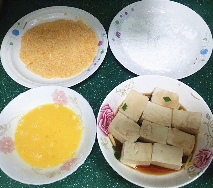 多福~脆皮豆腐步骤1