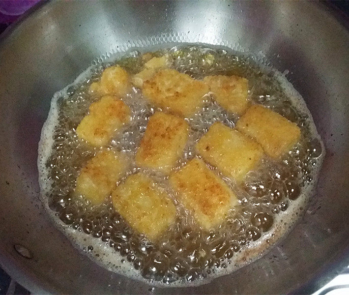 多福~脆皮豆腐步骤8