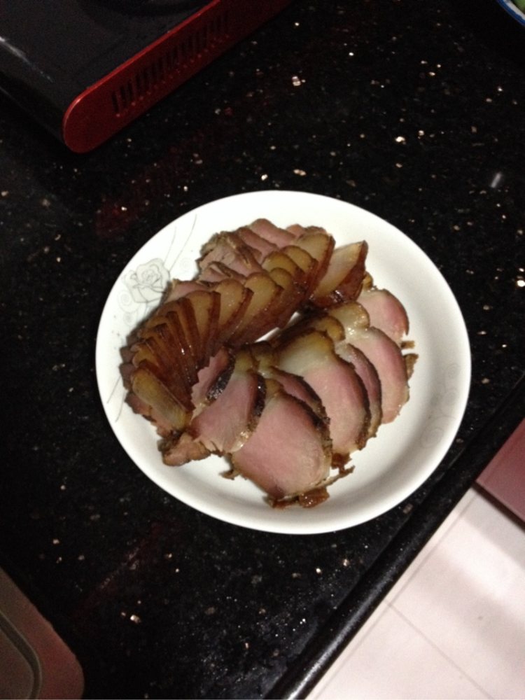 蒜心炒腊肉步骤4