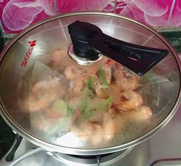 白灼对虾#非转基因金步骤5