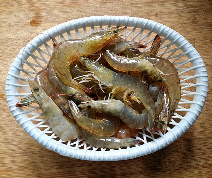 白灼对虾#非转基因金步骤2