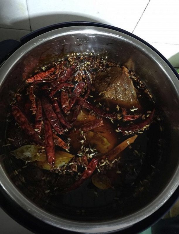 香辣卤牛肉步骤4