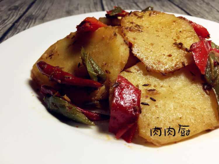 孜然土豆片步骤7