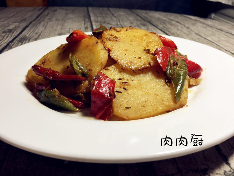 孜然土豆片步骤8