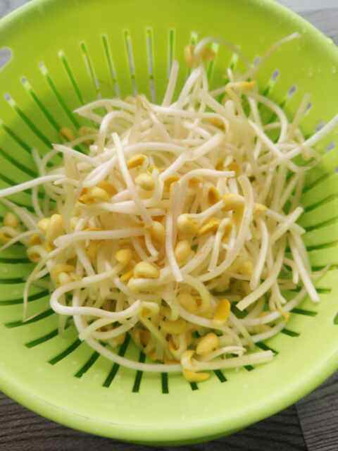 熏鸭腿炒豆芽步骤4