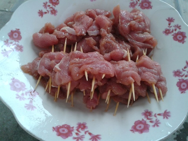 牙签肉步骤6