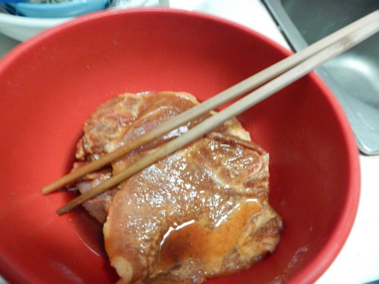 香煎猪排步骤7