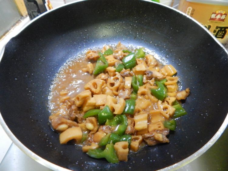 藕丁烧鸡软骨步骤12