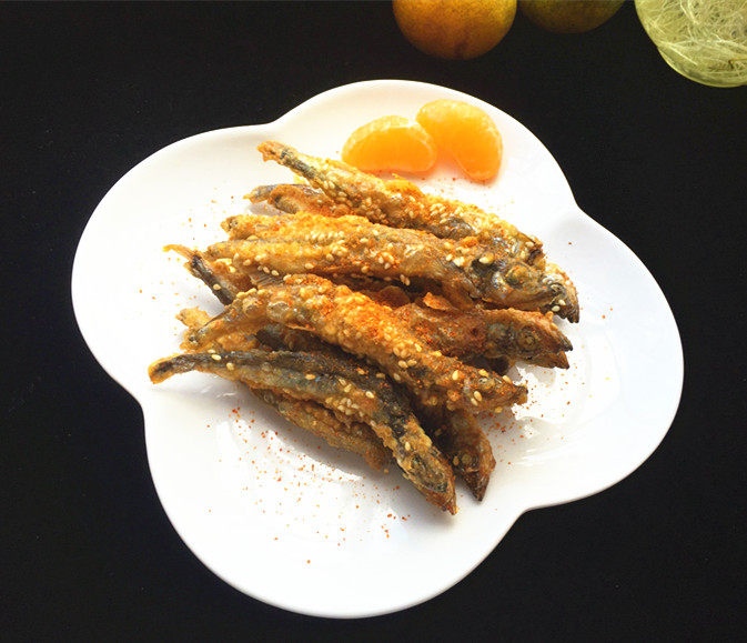 酥炸多春鱼步骤10
