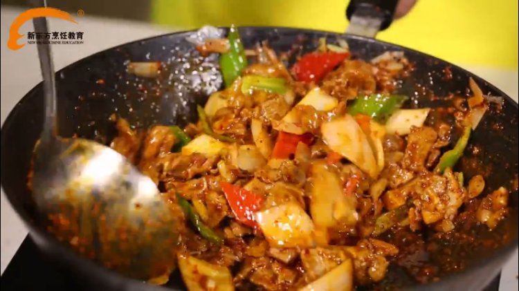 爆炒羊羔肉步骤12