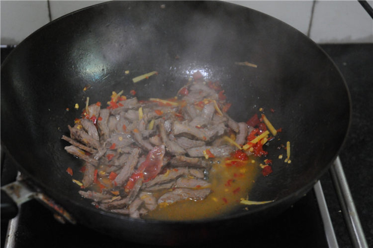 香辣牛肉步骤5