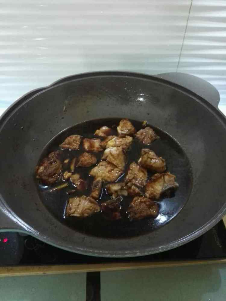 孜然烧软排步骤6