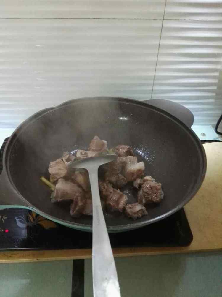 孜然烧软排步骤5