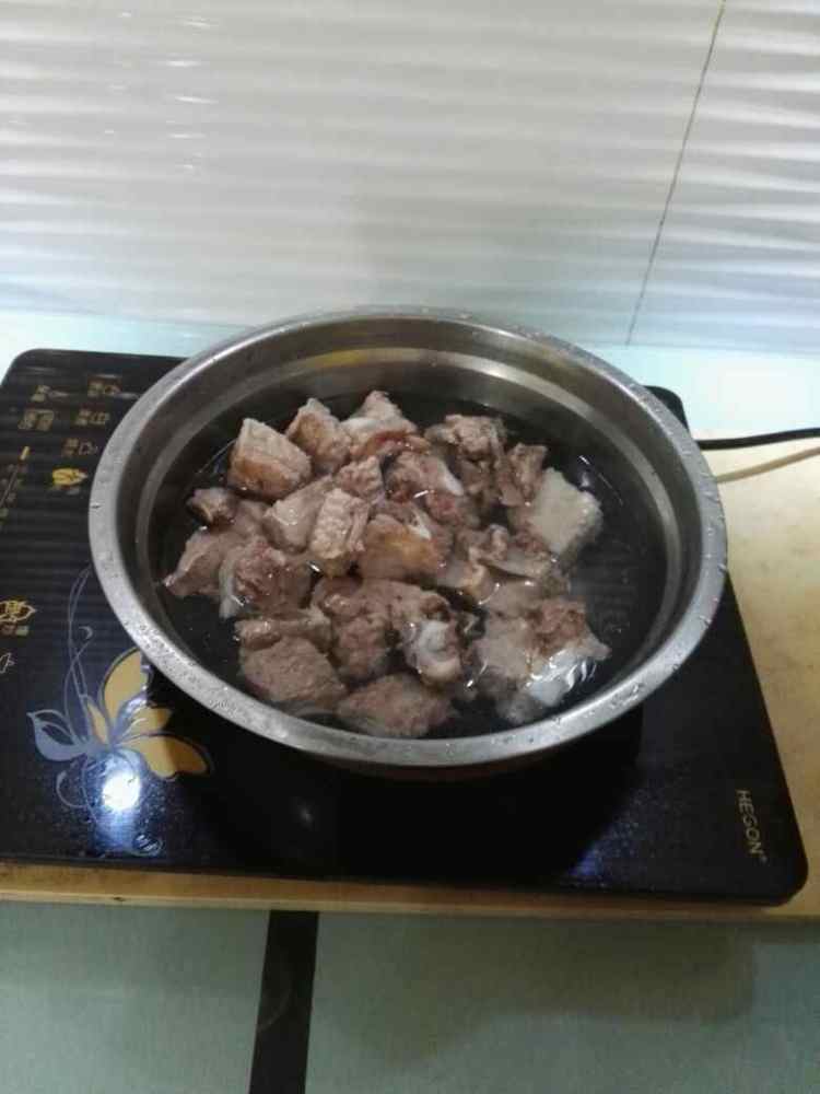 孜然烧软排步骤2