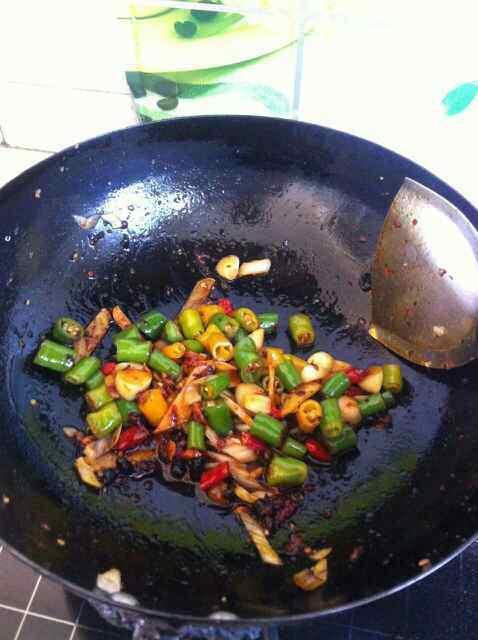 干锅花菜黄牛肉步骤8