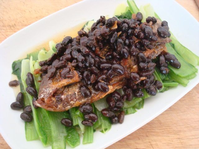 豆豉鲮鱼拌小白菜步骤4