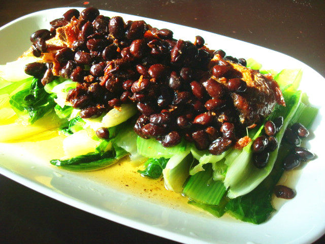 豆豉鲮鱼拌小白菜步骤5