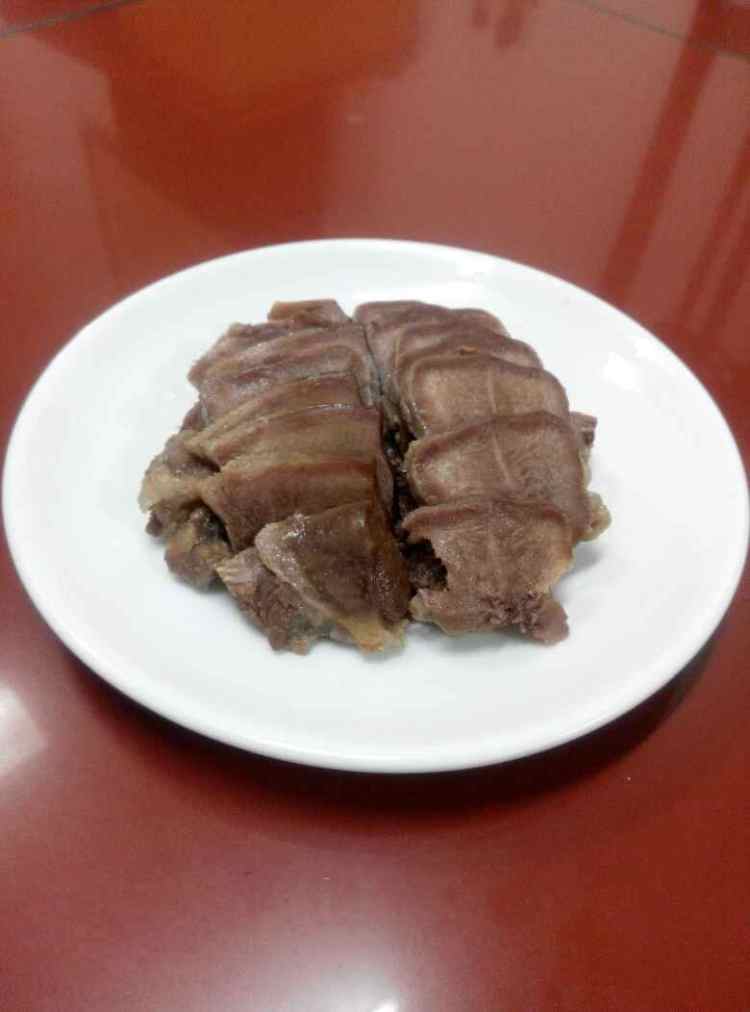 卤猪舌步骤7