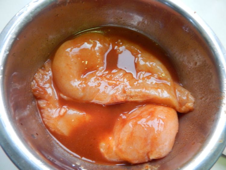 香煎鸡胸肉步骤7