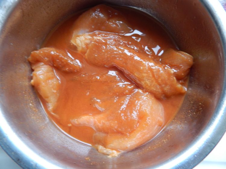 香煎鸡胸肉步骤8