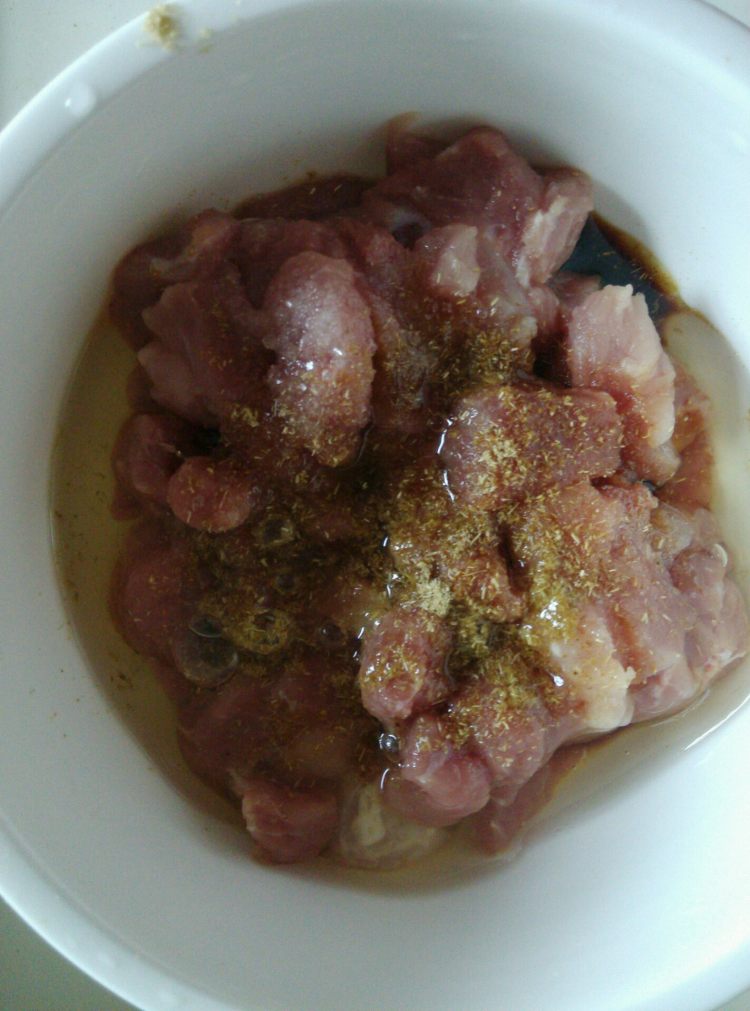 孜然烤肉串步骤3