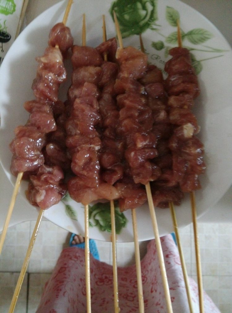 孜然烤肉串步骤5