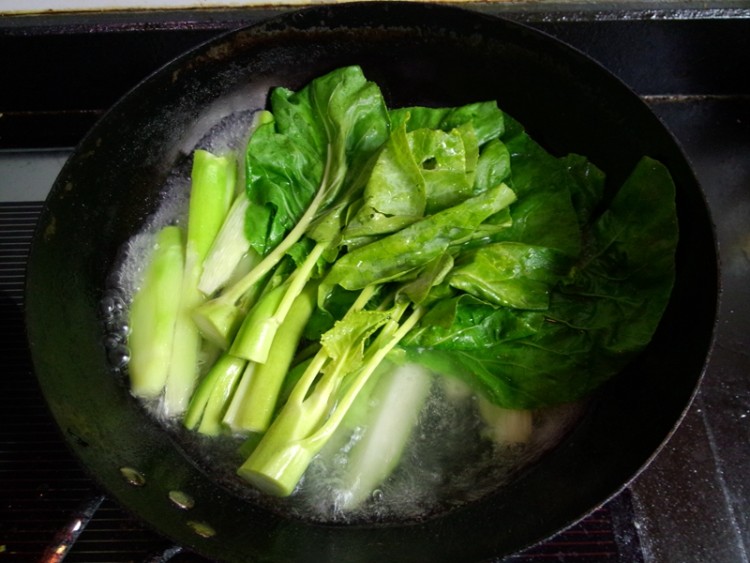 火腿芥蓝菜步骤5
