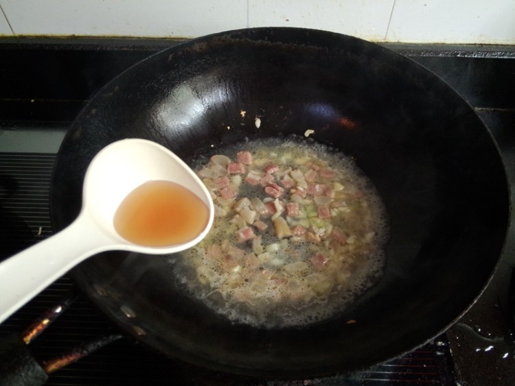 火腿芥蓝菜步骤7