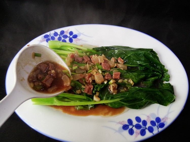 火腿芥蓝菜步骤11