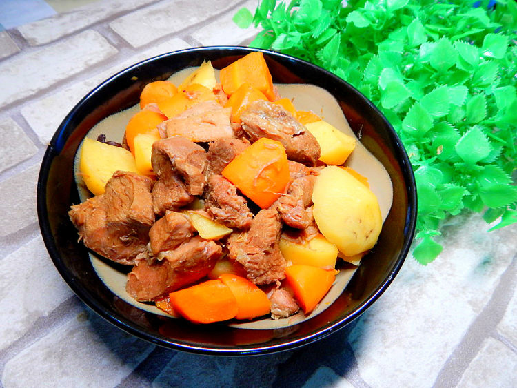 土豆胡萝卜烧牛肉步骤14