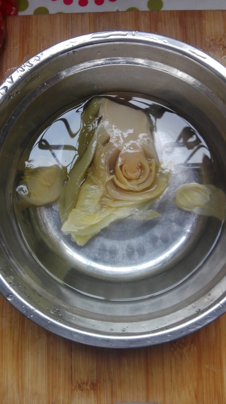 瘦肉炒咸菜步骤2